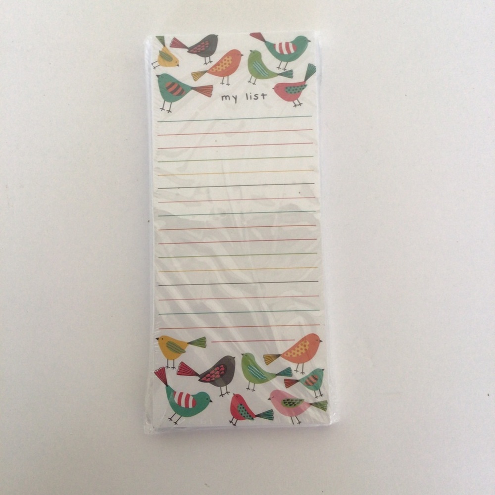 GINA B PACK OF TWO MAGNETIC LIST PADS NWT